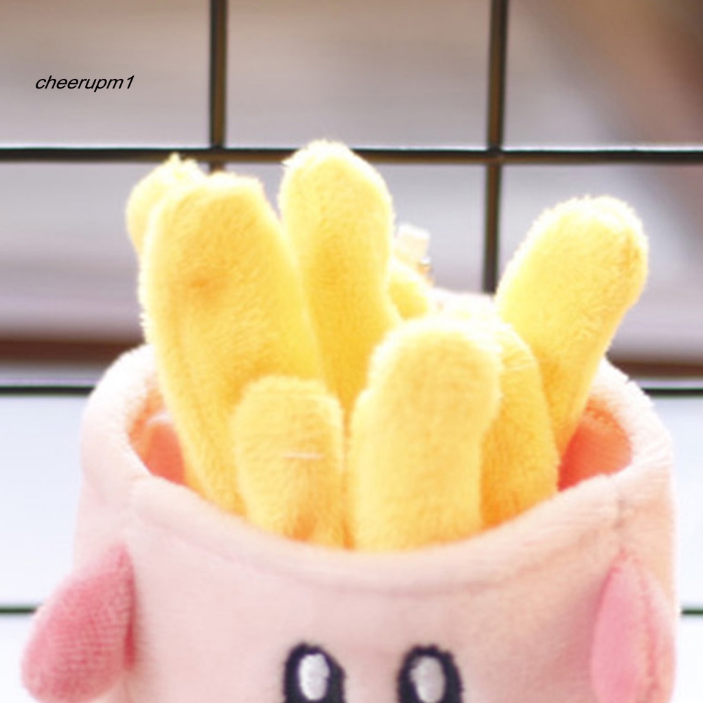 Đồ Chơi Thú Nhồi Bông Hình Nhân Vật Hoạt Hình Kirby/Khoai Tây Chiên Hoạt Hình Trang Trí Túi Xách Dành Cho Trẻ Em