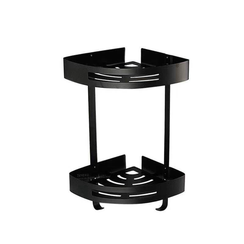 Kệ góc màu đen inox 304