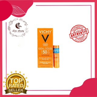 Set kem chống nắng vichy ideal soleil emulsion spf50 50ml