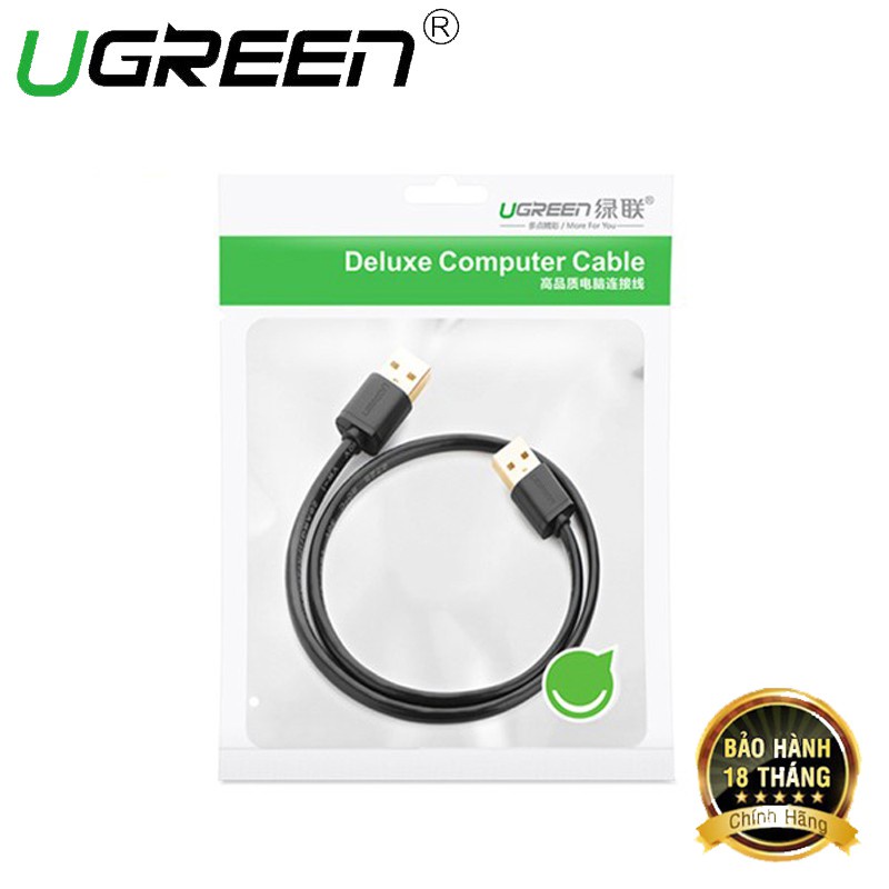 Cáp 2 Đầu USB 2.0 Dài 0.5M UGREEN 10308 - Hàng Chính Hãng