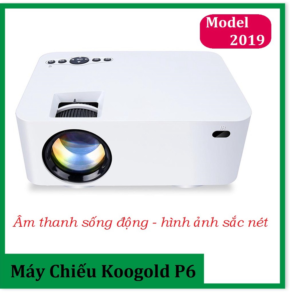 Máy Chiếu Tại Nhà KOOGOLD ✔chính hãng✔️ Full HD, Kết Nối Wifi, Điện Thoại, Độ Phân Dải Cao, Sắc Nét. Bảo hành 12T