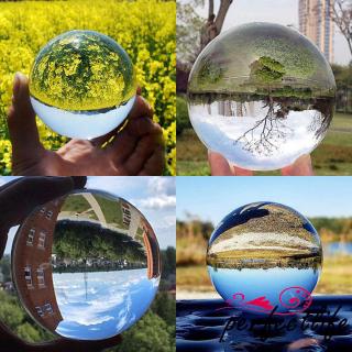 Quả cầu thủy tinh trong suốt kích thước 30-50mm dùng trang trí