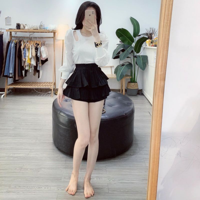 🔥🔥🔥 ÁO LEN TĂM PHỐI TAY VOAN BỒNG SIÊU XINH _G5PL