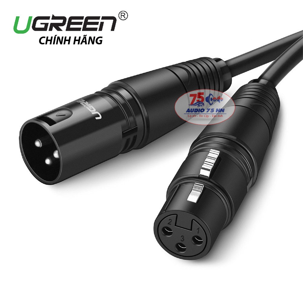 {Chính hãng} Dây Audio nối dài MIC XLR (Cannon) 6mm UGREEN AV130