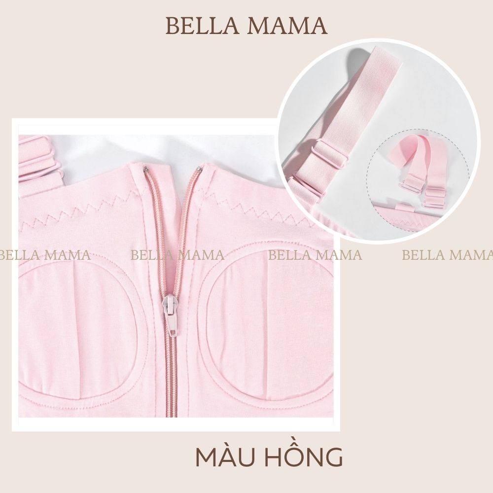 Áo Hút Sữa Rảnh Tay Áo Vắt Sữa Có Dây Tặng Kèm Chất Liệu Cotton Sandex Loại 1 Bella Mama A07