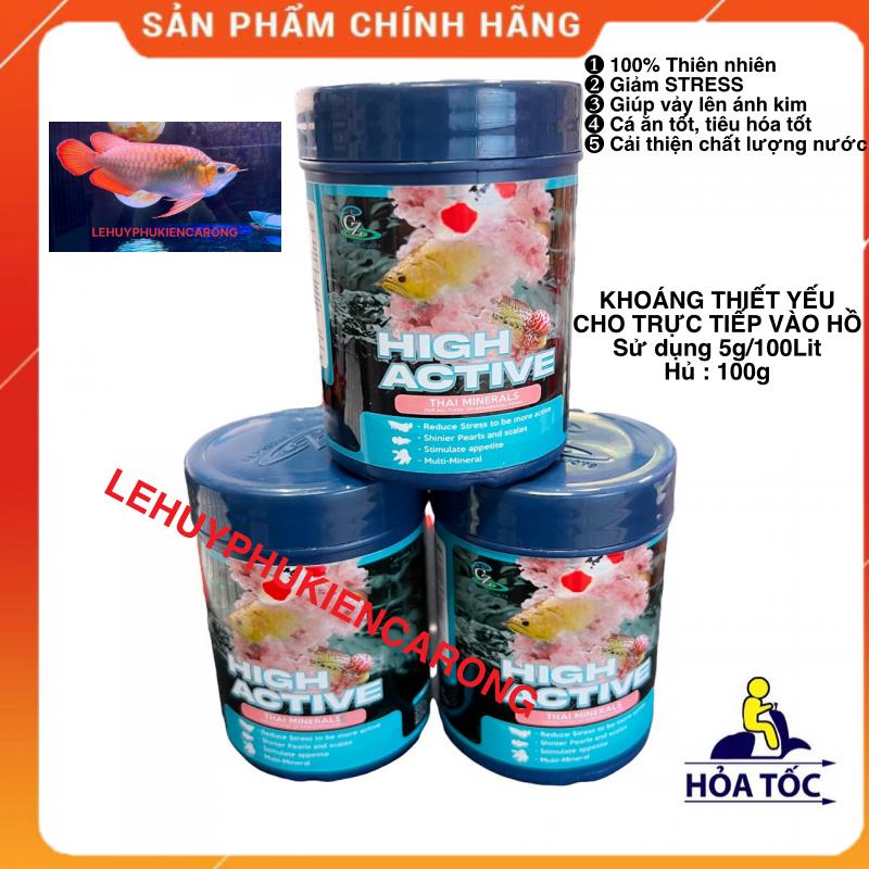 High Active Khoáng Chất Dành Cho Cá Rồng, Cá Hổ Và Cá La Hán Hủ 100g