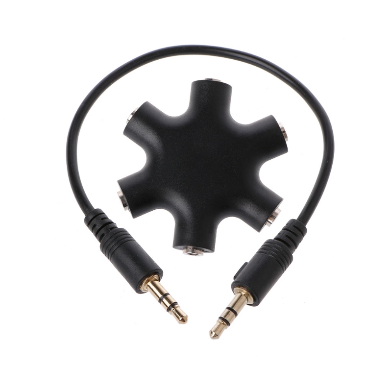 Đầu Chia Jack Âm Thanh 3.5mm Hình Lục Giác Cao Cấp