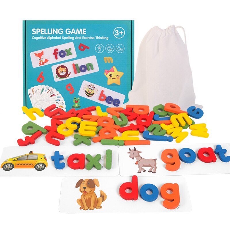 Spelling Game - Đồ Chơi Ghép Chữ Đánh Vần - Thẻ Học Tiếng Anh