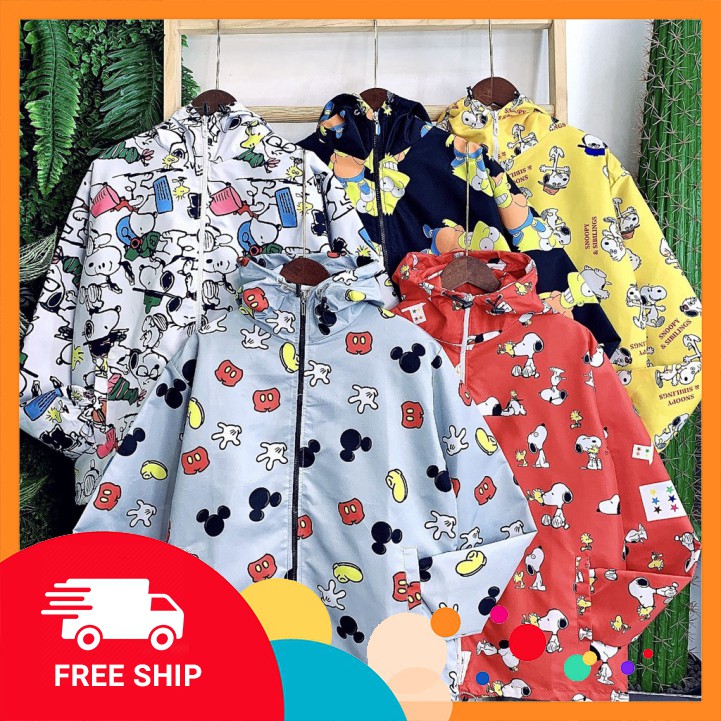 [HOT] ÁO KHOÁC DÙ 3D LOẠI DÀY FREESIZE DÀNH CHO NAM NỮ COUPLE