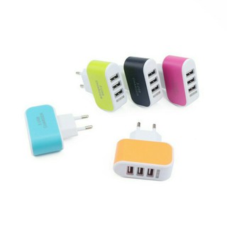 Cóc Sạc 3 Cổng USB Tiện Lợi