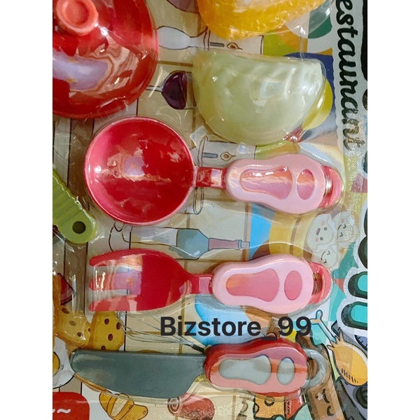 Đồ chơi cắt hoa quả - rau củ nhựa cho bé