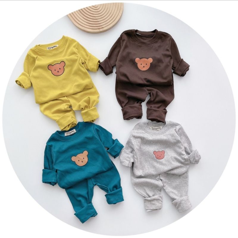 ❌XẢ KHO❌SET 4 BỘ GẤU SIÊU XINH CHO BÉ