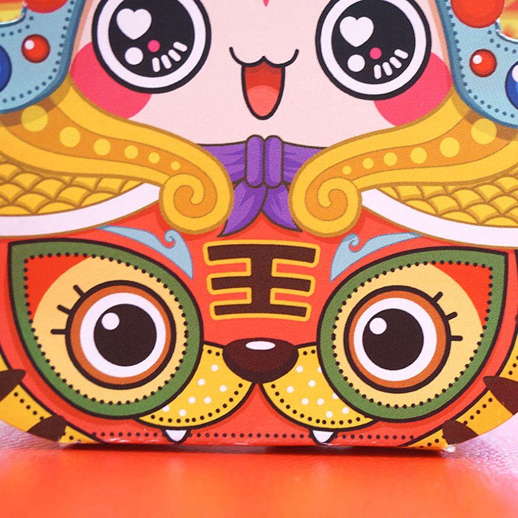 YIYU Lồng Đèn Họa Tiết Hoạt Hình Phong Cách Trung Quốc Trang Trí Mùa Thu