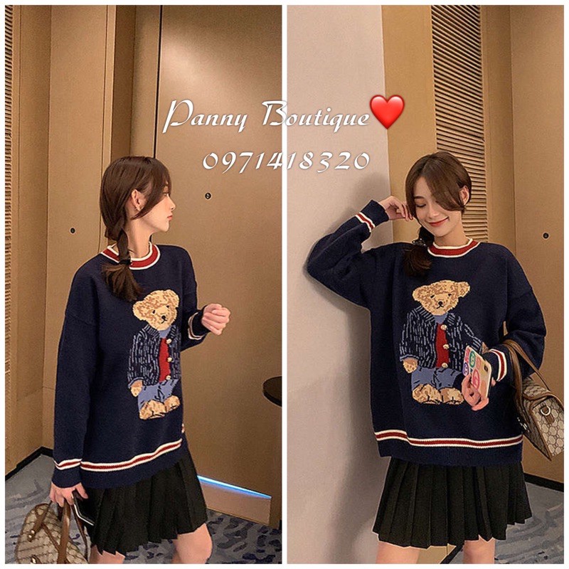 [Order có ảnh thật ] Áo len gile gấu nữ sinh 🐻♥️, style ulzzang Hàn Quốc 🌻 Panny Boutique 🌻