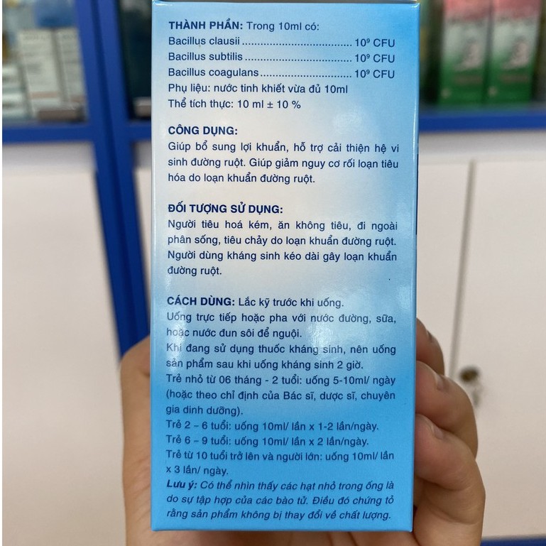 Bacillus Yeast Plus Center – Hỗ trợ cải thiện hệ vi sinh đường ruột, giúp bé hấp thu tốt, bổ sung lợi khuẩn