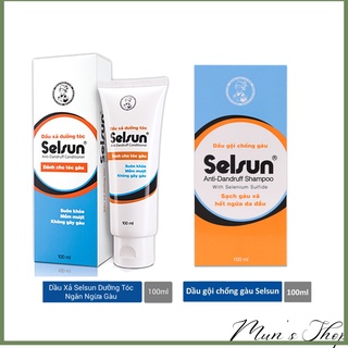 Dầu gội Selsun anti dandruff shampoo 100ml dầu gội đầu dầu xả ngăn ngừa gàu và ngứa da đầu