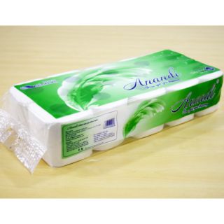 Giấy vệ sinh cuộn Anandi 3 lớp × 10 cuộn/lốc.