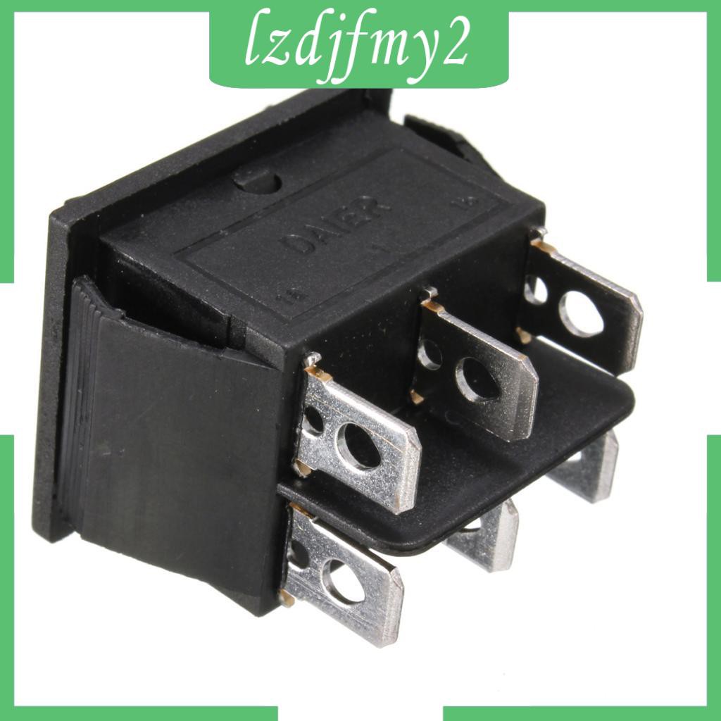 Công tắc bật / tắt cửa sổ xe ô tô 6 chân 250v / 15a 125v / 20a