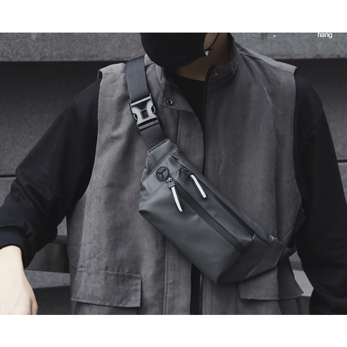 [Túi đeo chéo đeo ulzzang thời trang] [Túi bao tử bụng unisex thời trang đi chơi khóa kéo nhiều ngăn phong cách cao cấp] | BigBuy360 - bigbuy360.vn