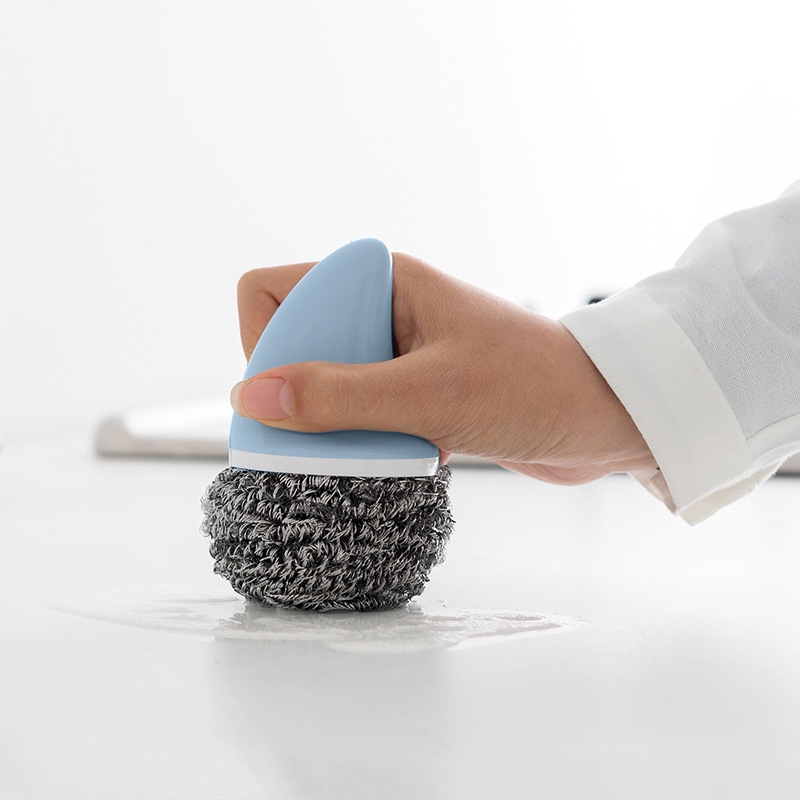 Bàn Chải Vệ Sinh Nhà Bếp Bằng Thép Không Gỉ Thiết Kế Độc Đáo Tiện Dụng