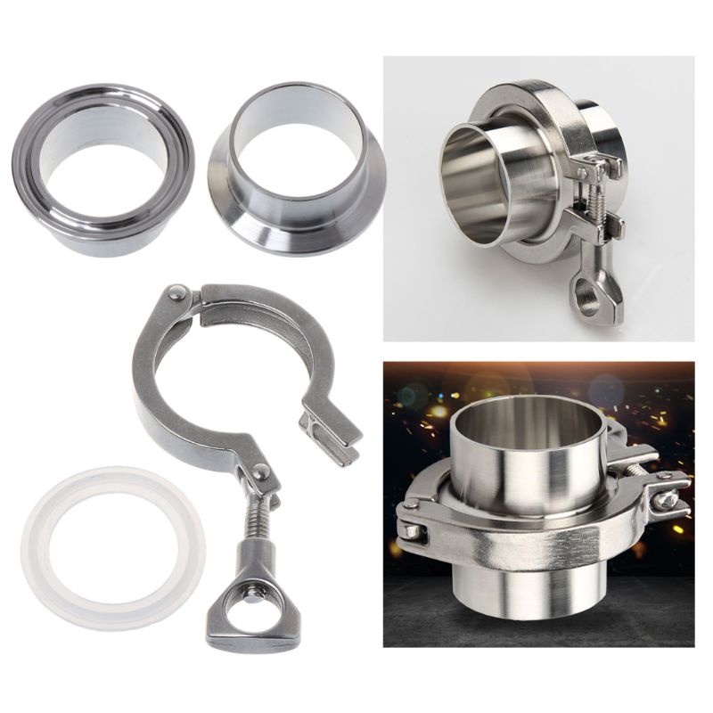 Bộ Ống Vệ Sinh Bằng Thép Không Gỉ Kèm Vòng Chữ O Chất Lượng Cao