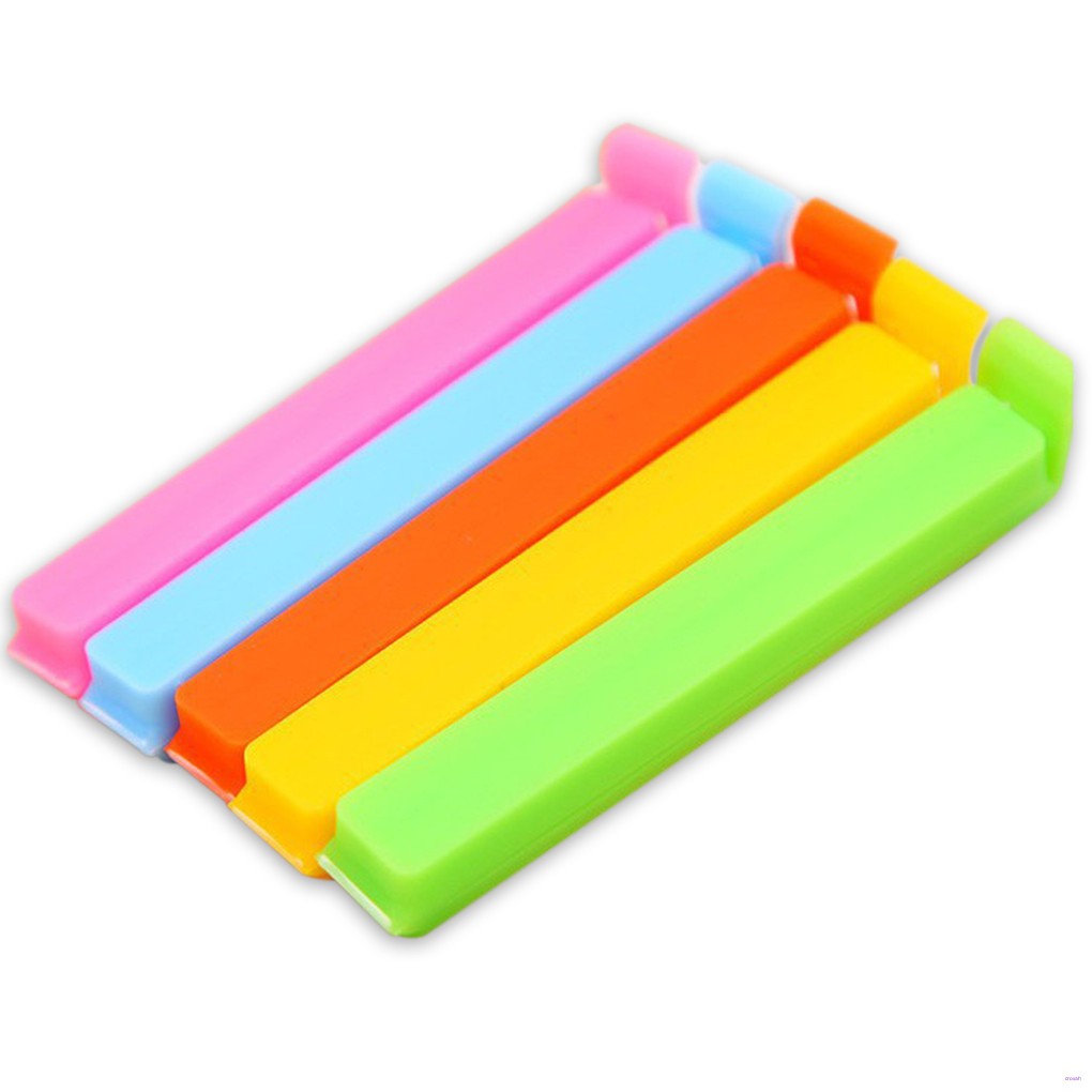 Bộ 5 cái kẹp nhựa niêm phong túi đựng thực phẩm