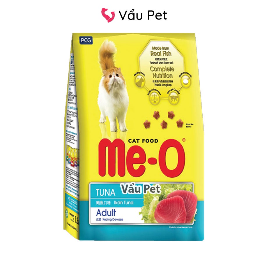 Thức ăn cho mèo Me-O Adult 1.2 Kg - Thức ăn hạt cho mèo trưởng thành Vẩu Pet Shop