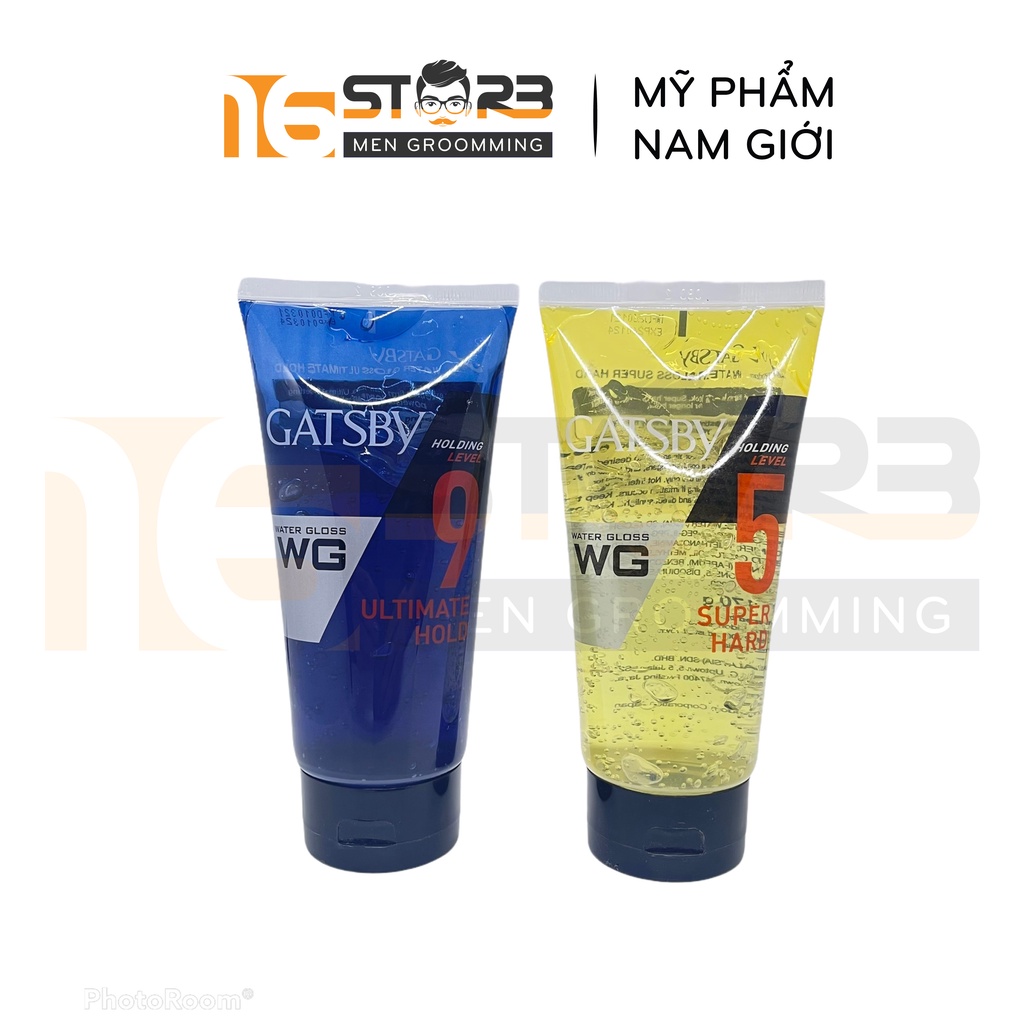 Gel Vuốt Tóc Gatsby Water Gloss Super Hard, Ultimate Hold 170g