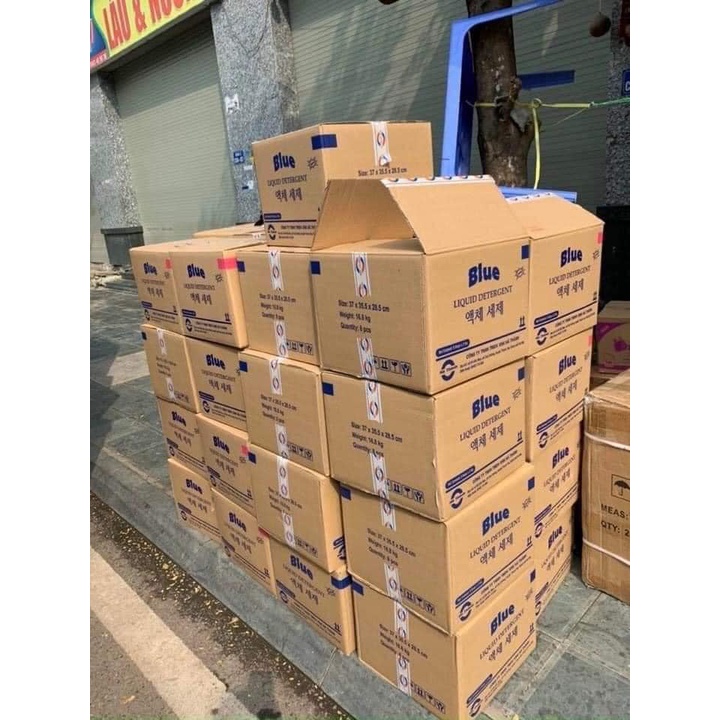 Nước giặt Blue ♥️FREE SHIP ♥️ 2000 ml hương Thảo Mộc sản xuất theo công nghệ Hàn Quốc an toàn cho gia đình bạn
