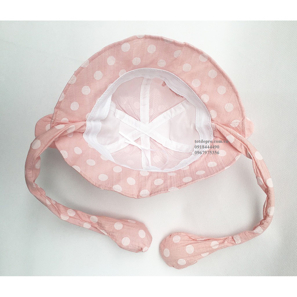 Mũ tai giật mẫu mùa hè - mũ bóp tai thỏ- size 2-6 tuổi