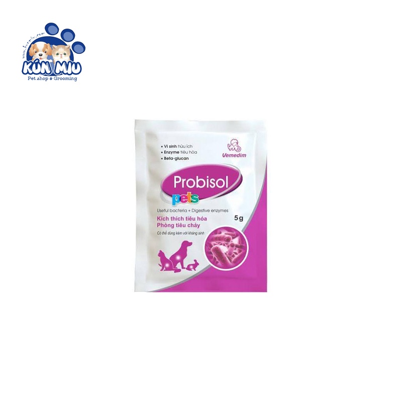 Men tiêu hóa PROBISOL Pets 5g Dành cho thú cưng - Kún Miu Pet Shop