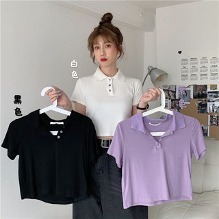 [SẴN] Áo croptop thun gân nữ Ulzzang Quảng Châu ATC3