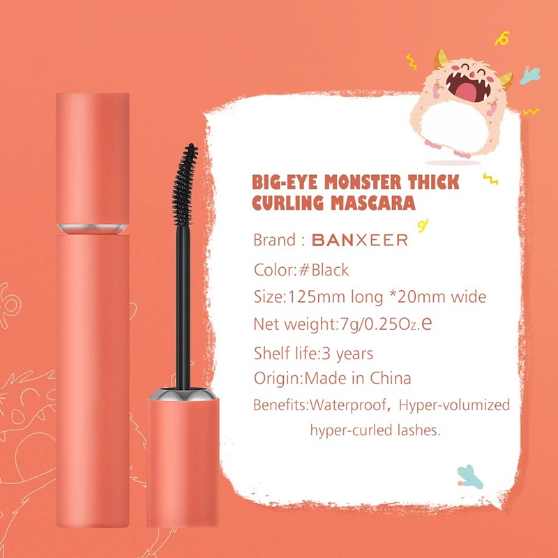 Mascara trang điểm mắt SUMAX 20ml trang điểm chống thấm nước lâu trôi không phai