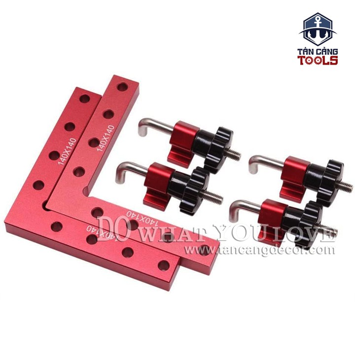 Bộ Kẹp Góc Vuông 160 x 160 mm Nhôm Đúc