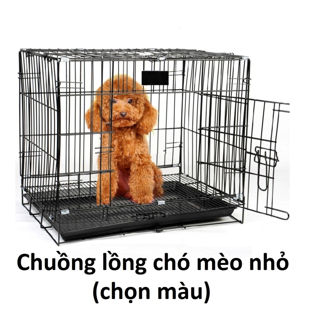 Chuồng chó mèo thú cưng gấp gọn sơn tĩnh điện