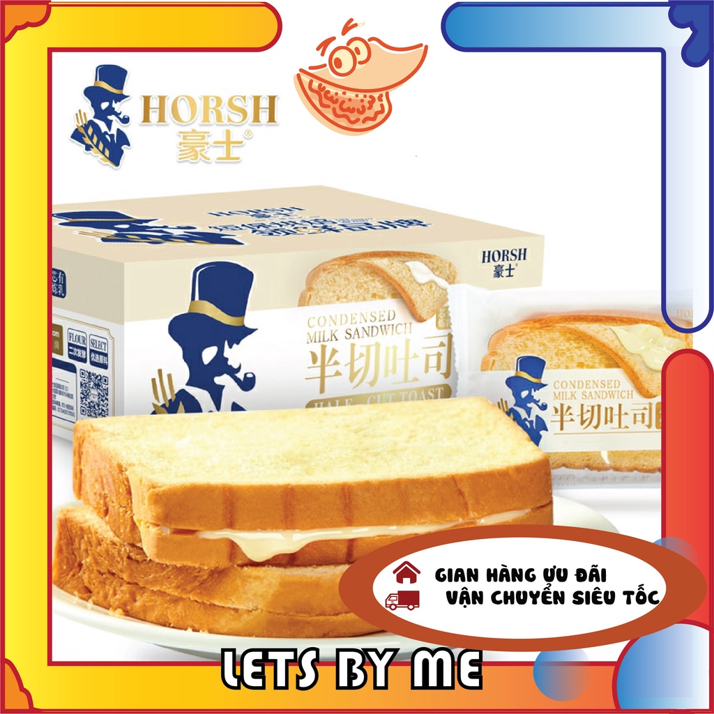 Bánh sữa chua ông già sandwich Đài Loan Date mới LETS BITE ME