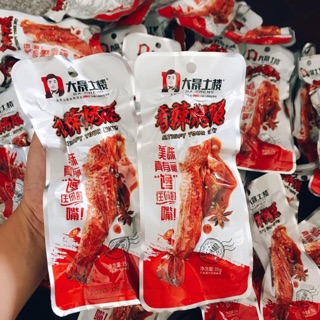 1 BỊCH 30 GÓI ĐÙI VỊT CAY TỨ XUYÊN