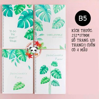 SỔ TAY B5 GIẤY KẺ NGANG