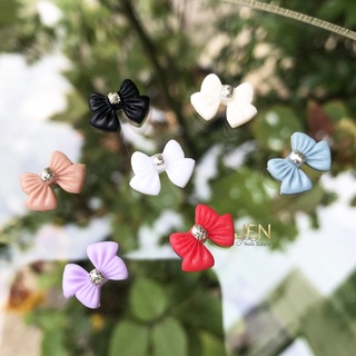 Charm nơ nhựa trang trí móng