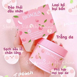 GEL Tẩy Da Chết BIOAQUA PEACH Đào Hạt CRUB Trắng Da Loại Bỏ Bụi Bẩn Tẩy Tế Bào Chết Mặt và Body Toàn Thân Đào IMAGES