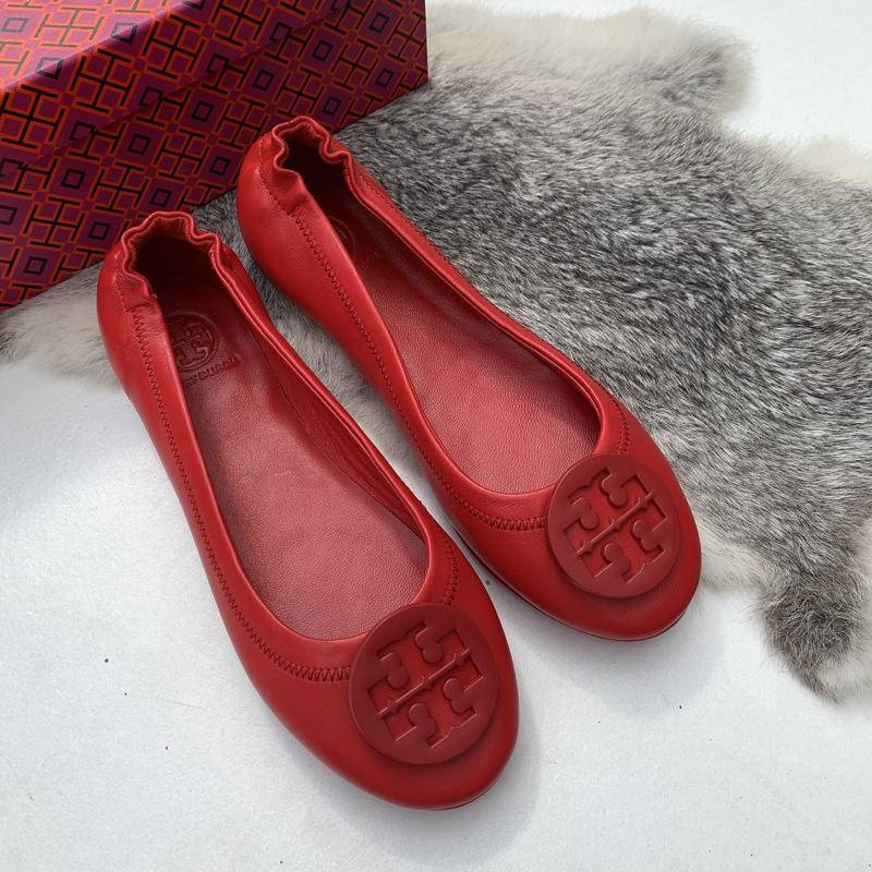 Giày búp bê TORY chất liệu da êm chân thiết kế thời trang