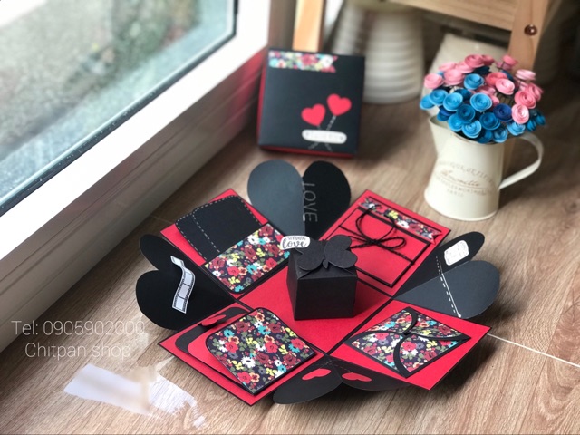 Hộp quà dán ảnh - size 10cm | BigBuy360 - bigbuy360.vn