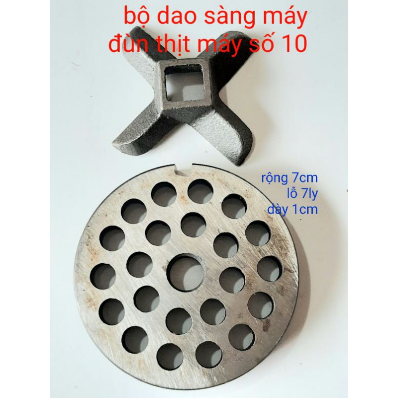 Bộ dao Sàng xay thịt máy (cối)10