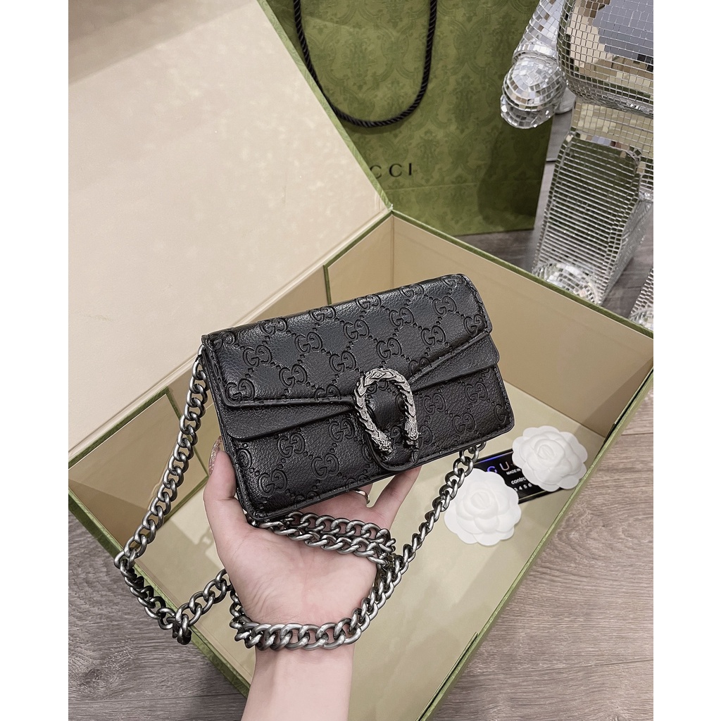 Túi đầu rồng GC hàng đẹp 1:1 full box, tag mac size 20 dày dặn form cứng cáp