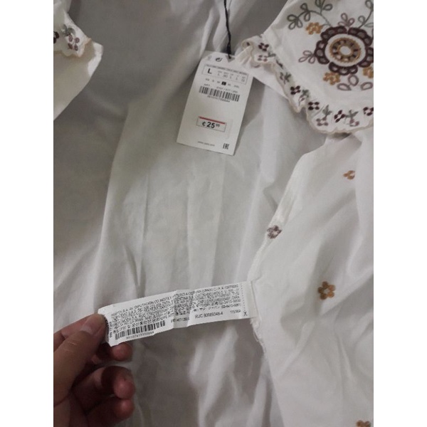 Áo sơ mi zara size L form nhỏ