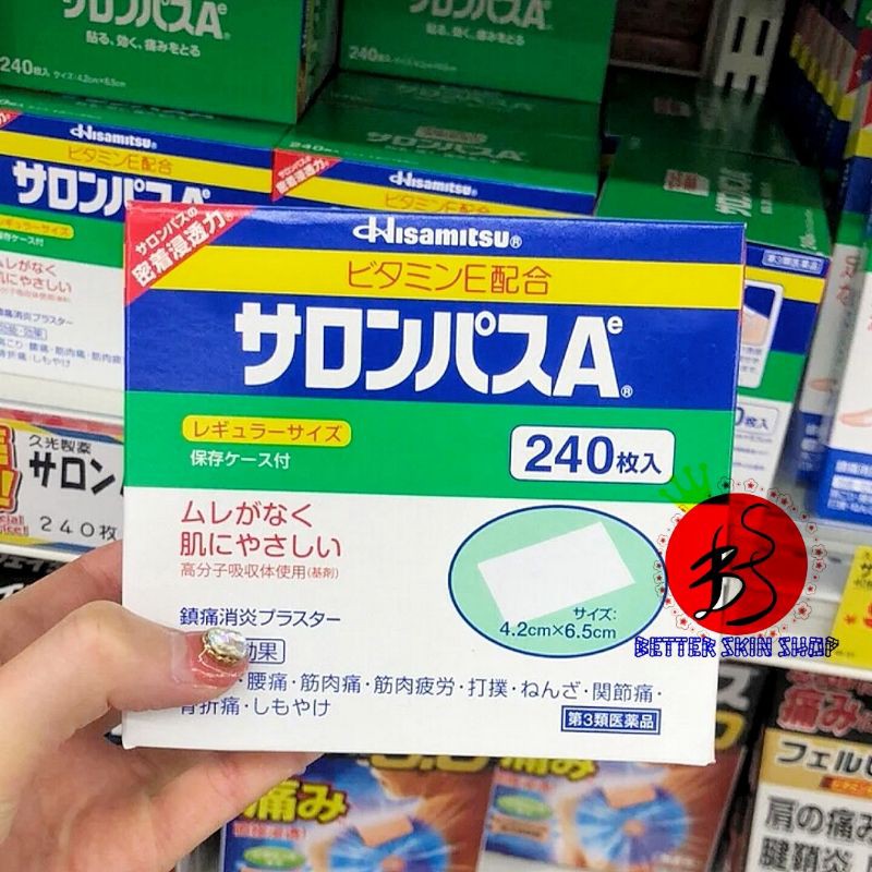 Hộp dán 140 miếng Salonpas Hisamitsu nội địa Nhật