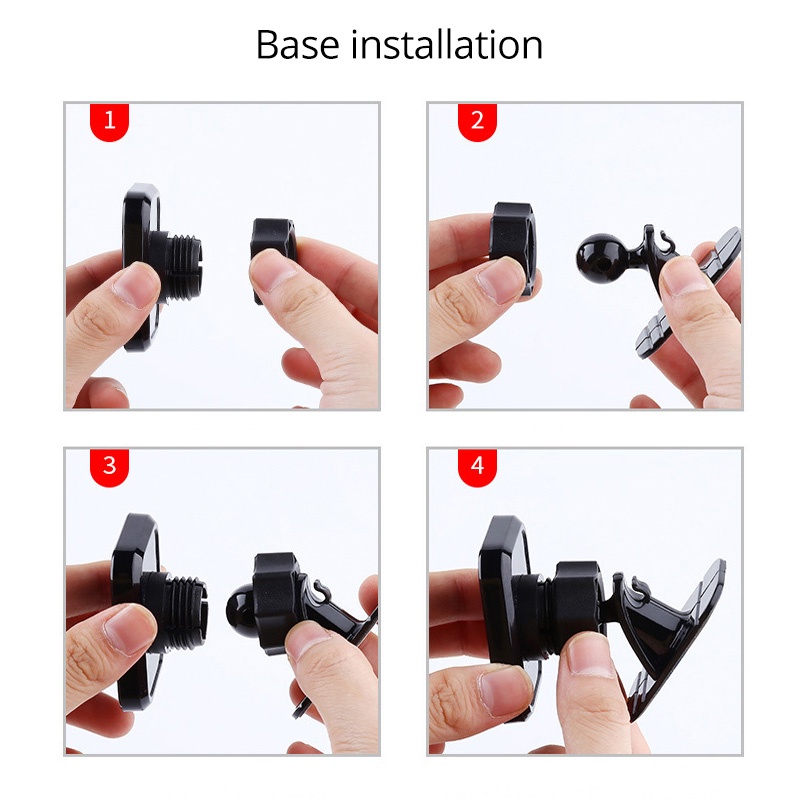 Giá đỡ điện thoại GUUGEI có nam châm hít xoay 360 độ tiện dụng