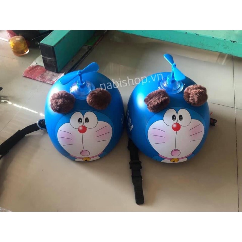 Mũ bảo hiểm Doremon ( Tặng chong chóng ) - Hàng cao cấp loại 1 - sắc nét từng chi tiết☘️