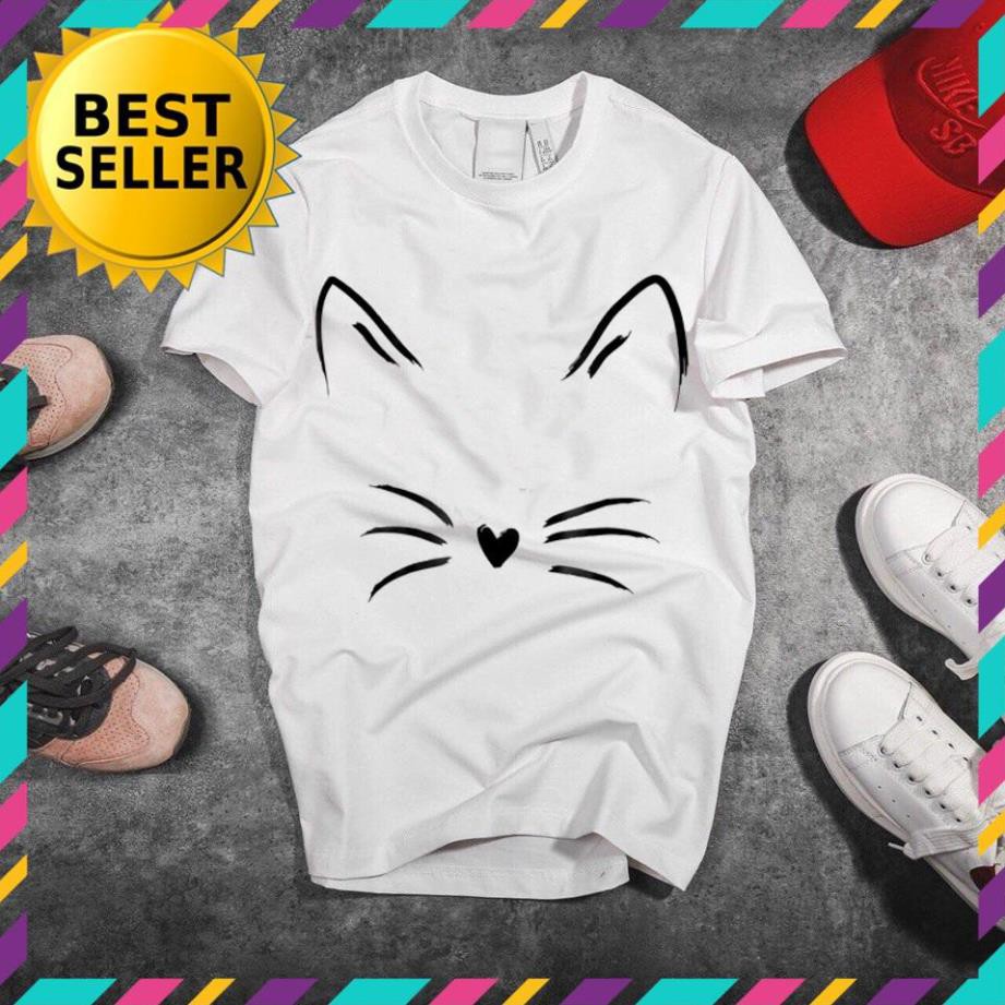 RẺ VÔ ĐỊCH- Áo thun Mèo Hello Kitty Đáng Yêu Dễ Thương Cute Đẹp 06-10 - Áo thun tay lỡ cặp đôi Hàn Quốc