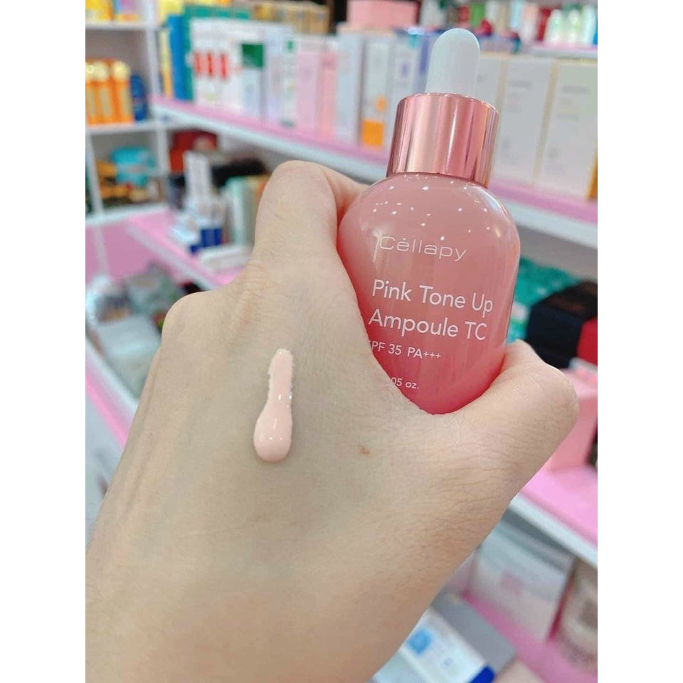 Serum dưỡng trắng hồng, nâng tone CELLAPY PINK TONE UP AMPOULE 30g
